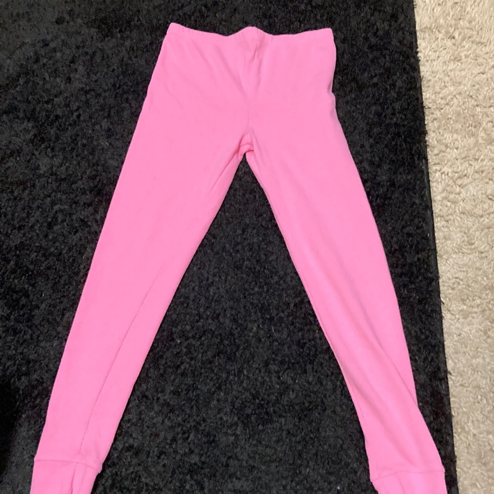 Pink flannel pants